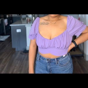 Tie back crop top